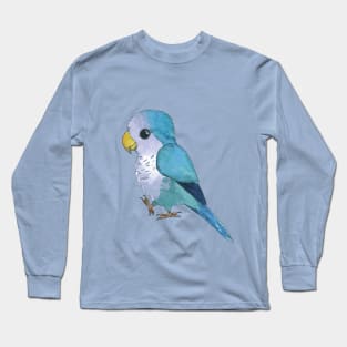 Very cute blue parrot Long Sleeve T-Shirt